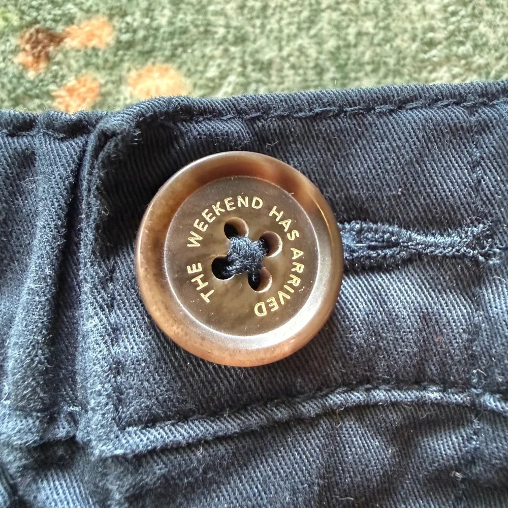 Chubbies Originals Mens Navy Blue 7 Inch Inseam Stretch Shorts Size Small